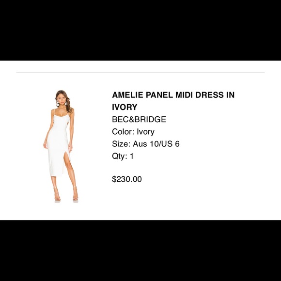 bec and bridge amelie panel dress
